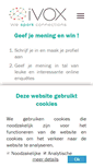 Mobile Screenshot of ivoxpanel.be