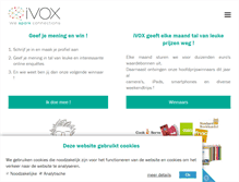 Tablet Screenshot of ivoxpanel.be